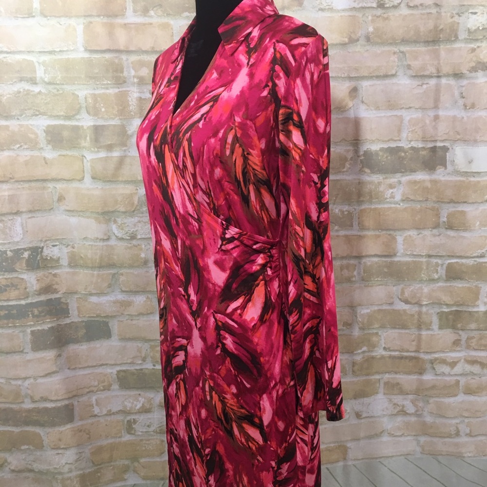 🆕J.Jill Faux Wrap Dress Size M - Picture 4 of 6